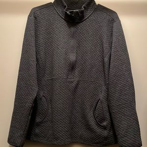 Blue mountain grey 1/4 zip